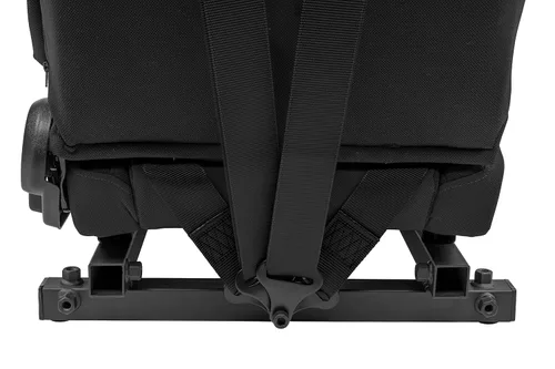Vista 5 de OpenWheeler Racing and Flight Simulation Cockpit Four Point Harness. Virtual Reality add-on. Black