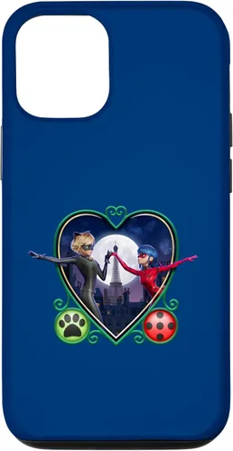 Vista 28 de Miraculous Ladybug and Cat Noir The Movie Heart - Carcasa para iPhone 17