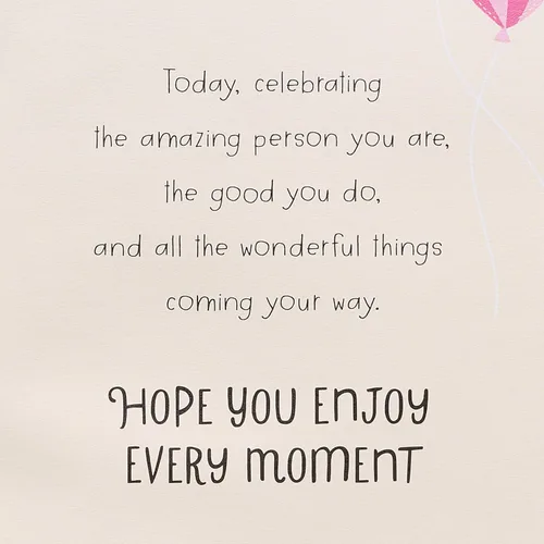Vista 3 de American Greetings - Tarjeta de cumpleaños (Celebrando a ti)