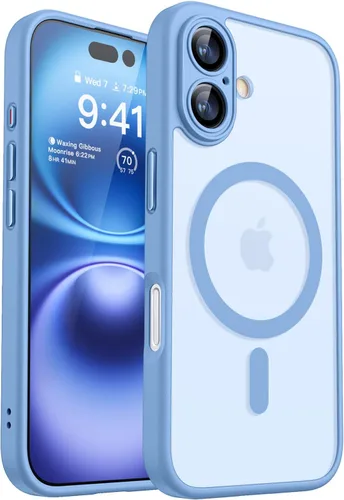 Vista 78 de CANSHN Funda magnética compatible con iPhone Air (6.5 pulgadas), mejorada [protección completa de la cámara] [compatible con Magsafe]