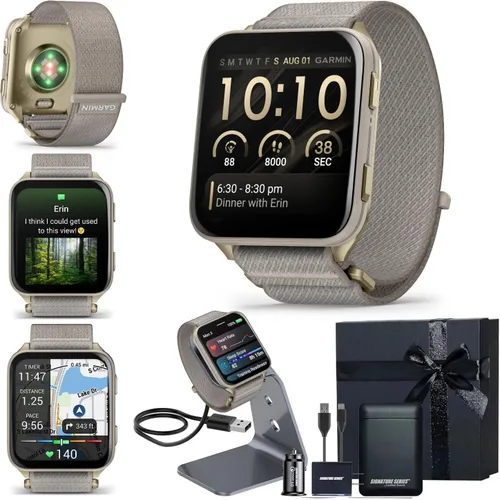 Vista 11 de Garmin Venu X1 - Reloj inteligente GPS delgado y ligero, color negro, pantalla AMOLED, funciones avanzadas de salud y fitness, seguimiento
