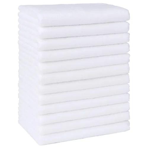 Vista 17 de HOMEXCEL Paquete de 12 paños de microfibra de vellón coral suave para bebé Azul