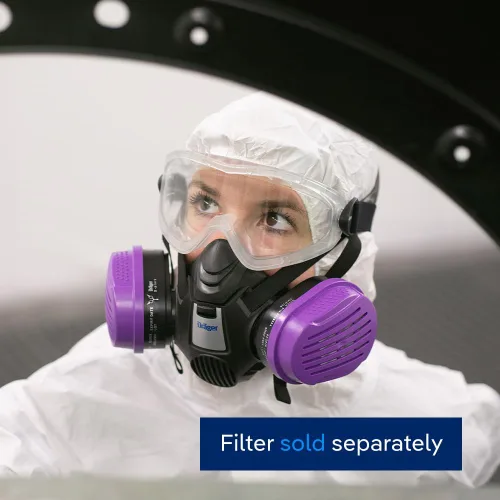 Vista 7 de Dräger X-plore 3500 Máscara respiradora de media cara, aprobada por NIOSH