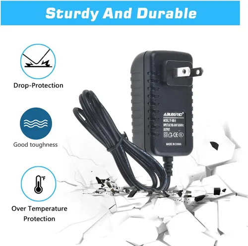 Vista 2 de ABLEGRID Adaptador de corriente del cargador de 7.5V DC para Famosa Famoplay ST48-060-1000DT Injusa Feber Molto