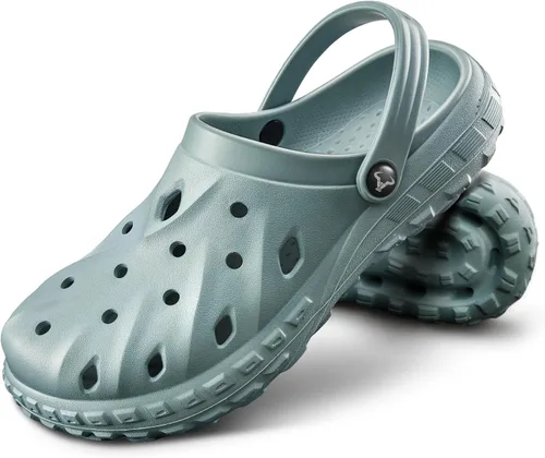 Vista 13 de BULLIANT Zuecos para Hombre, Sandalias de Mules Cómodas para Hombre y Mujer con Plantilla Acolchada y Soporte de Arco - EVA Ligera