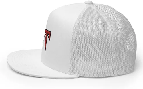 Vista 6 de RIVEMUG Corridos Tumbados CT - Gorra de camionero con visera plana, corona alta, ajustable, Coridos Belicos