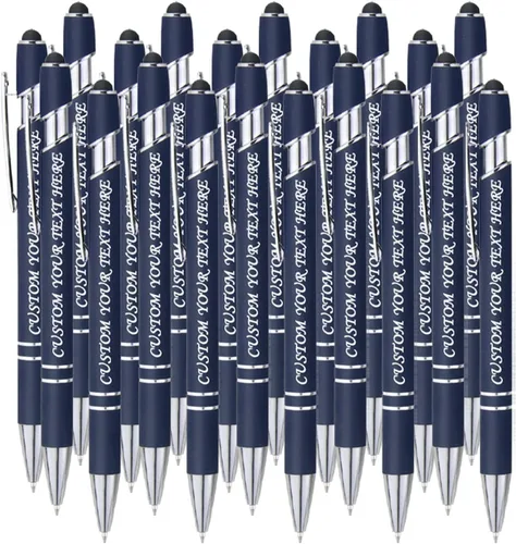 Vista 24 de VectWaby - Bolígrafos personalizados a granel, bolígrafo grabado con nombre, logotipo, lápiz capacitivo para pantallas táctiles, a granel