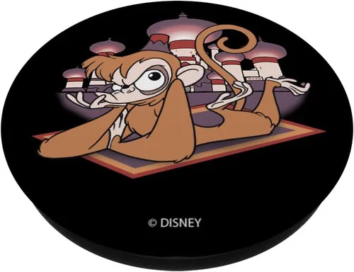 Vista 2 de Disney Aladdin Abu Grumpy In Agrabah Portrait PopSockets - Agarre y soporte para teléfonos y tabletas