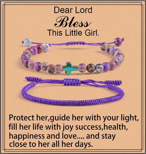 Vista 15 de LPBeads Pulsera de piedra natural hecha a mano de tamaño ajustable