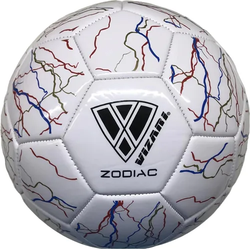 Vista 11 de Balón de fútbol Vizari con flores Azul