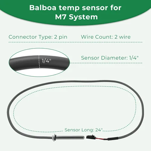 Vista 2 de Repuesto de piezas de spa para sistema Balboa Sensor M7 (1 paquete)