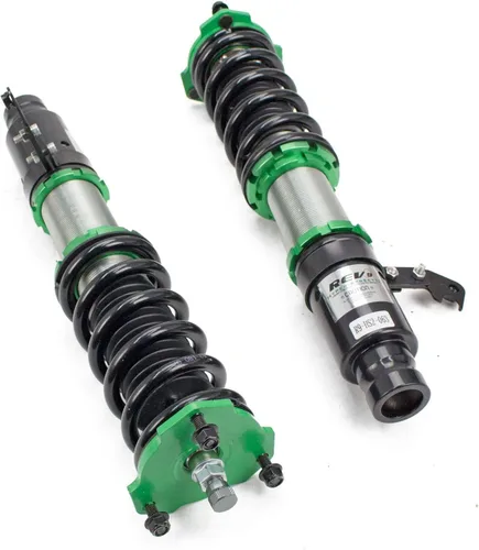 Vista 3 de Rev9 R9-HS2-063 Hyper-Street II Kit de bajada de suspensión de coilover de amortiguador, amortiguador monotubo con ajuste de rebote de 32 clics