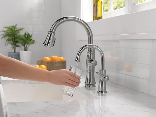 Vista 2 de DELTA FAUCET 1960-AR-DST Grifo tradicional para bebidas, acero inoxidable ártico