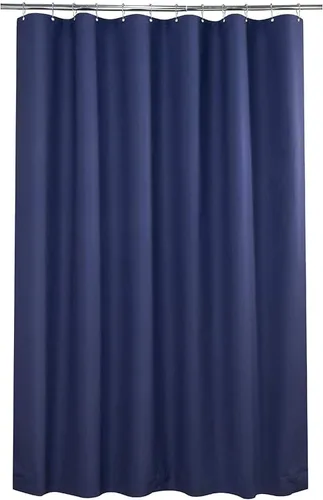 Vista 53 de AmazerBath Cortina de ducha larga de 36 x 84 pulgadas, cortina de ducha transparente de PEVA grueso resistente, cortina estrecha con 2 piedras