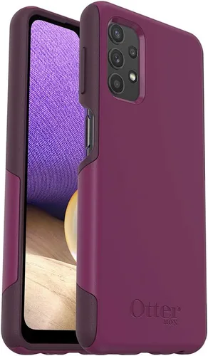 Vista 4 de OtterBox Samsung Galaxy A32 5G COMMUTER SERIES LITE - Funda para celular, color negro, delgada y resistente, apta para bolsillo, con acceso abierto