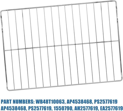 Vista 4 de WB48T10063 Reemplazo de estante de horno para estufa de gama GE, estante de alambre de horno AP4538468, PS2577619, estante de alambre de horno