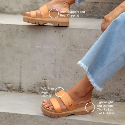 Vista 5 de REEF Sandalias Cushion Vista Higher Slide para mujer