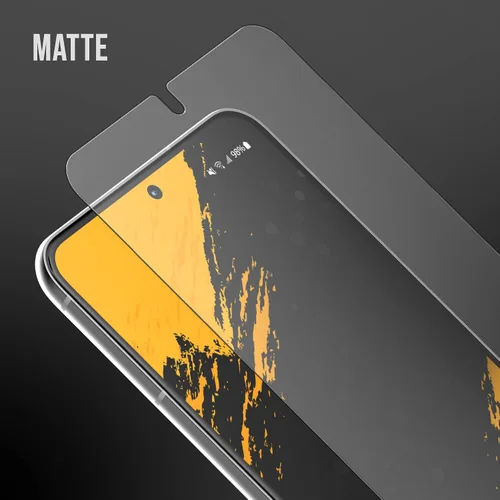 Vista 4 de magglass Protector de pantalla de vidrio mate para Samsung Galaxy S23 Plus, compatible con huellas dactilares, antirreflejos, resistente al aceite