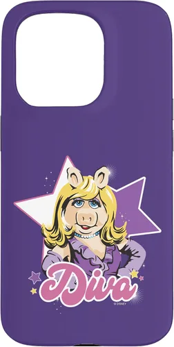 Vista 14 de Funda para iPhone 16 Disney The Muppets Miss Piggy Diva Retrato
