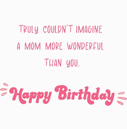 Vista 3 de American Greetings Tarjeta de cumpleaños para mamá de nosotros (More Wonderful Than You)