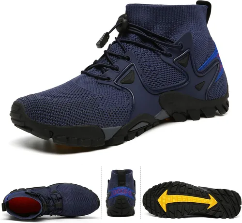 Vista 2 de Zapatos de senderismo para hombre y mujer, zapatos deportivos al aire libre, zapatos para caminar, correr, senderismo, escalada, elegante