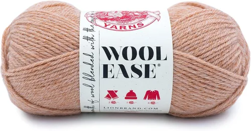 Vista 61 de Lion Brand Yarn, Wool-Ease - Ovillo de punto y ganchillo color rosa, 1