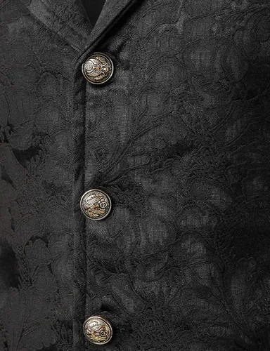 Vista 4 de VATPAVE - Steampunk - Chaleco para hombre, estilo victoriano y gótico.