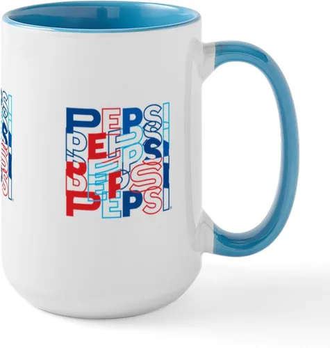 Vista 30 de CafePress Pepsi - Taza de café de cerámica (15.0 fl oz)