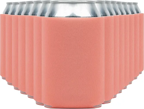 Vista 38 de Fundas enfriadoras de latas de cerveza en blanco (paquete de 14) fundas enfriadoras de latas de cerveza con aislamiento suave - Fundas negras lisas