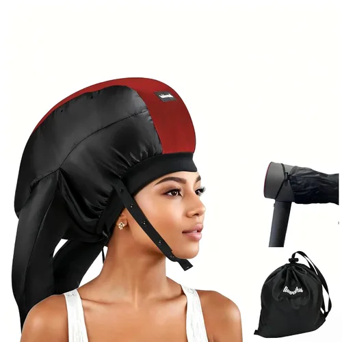 Vista 9 de Secador de Pelo con Gorro, Difusor de Pelo Ideal para Cabello Rizado, Tu Solución Definitiva - Gorra de Secador con Capacidad Amplia