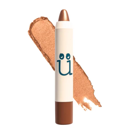 Vista 10 de M2U NYC Lápiz de sombra de ojos ultra cremoso (borgoña) Crema brillante en lápiz – Lápiz iluminador de ojos hidratante en barra e iluminador