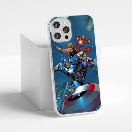 Vista 6 de ERT GROUP Funda de teléfono móvil para iPhone 13 PRO Original y con licencia oficial Marvel Avengers 008 adaptada de manera óptima a