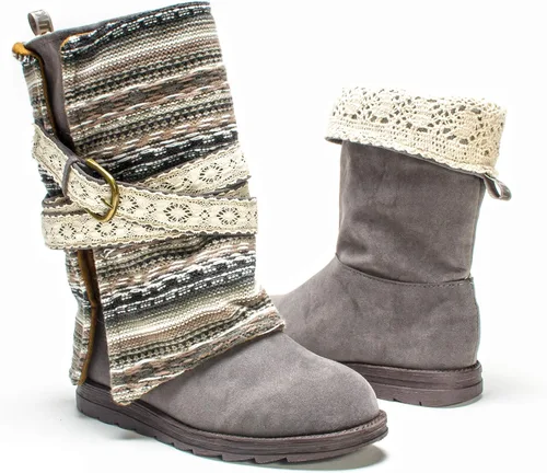 Vista 5 de Botas para mujer con correa, de Muk Luks
