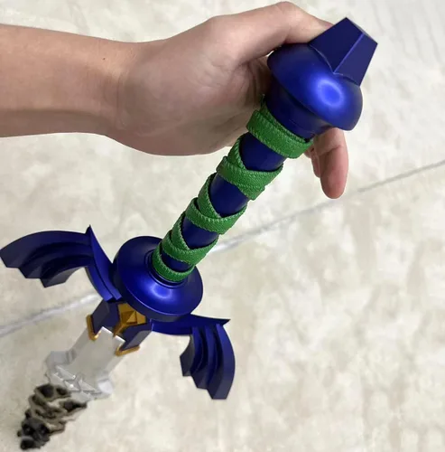 Vista 8 de ACBAGI The Kingdom Link Real Master Sword Metal Cosplay Espada Decayed Sword Full Size Arma Accesorios