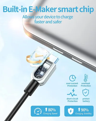 Vista 5 de NTONPOWER Cable USB C, paquete de 2 unidades de 100 W tipo C a tipo C, cable de silicona tipo C a C de carga rápida para MacBook Pro/Air, cable