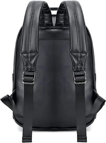 Vista 3 de Berchirly Mochilas de viaje con cabeza de león en 3D para mujer, mochila de 10.2 in-negro