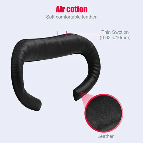Vista 6 de TechKen Face Cushion Pad Compatible with Quest 2 Accessories (Upgraded Version), Comes 2 Fitness Facial Interface Foam Replacement, and Lens