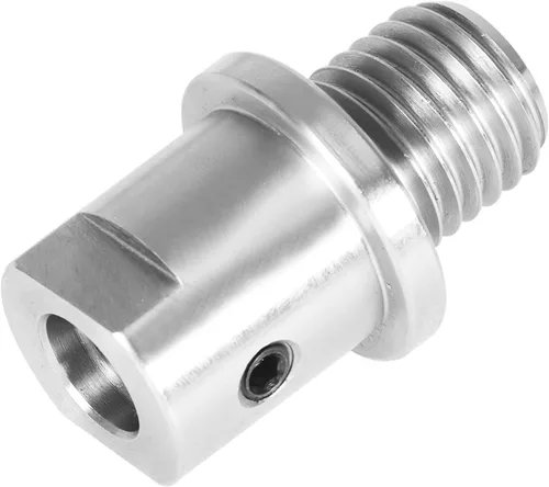 Vista 9 de findmall Adaptador de husillo de cabezal de torno que convierte 1-1/4 pulgadas x 8TPI a 1 pulgada x 8TPI para torno de carpintería