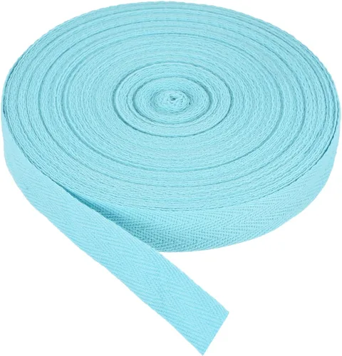 Vista 70 de PATIKIL Cinta de sarga de algodón de 1 pulgada, 50 yardas, cinta de algodón, cinta de encuadernación al bies, cinta de espiga para costura, Verde