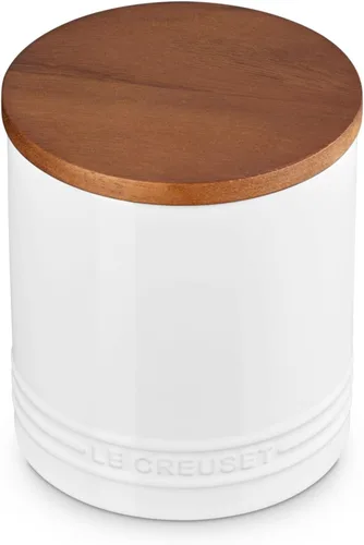 Vista 19 de Le Creuset Signature Salero y Recipiente de Almacenamiento con Tapa de Madera, 26 oz., Cerise