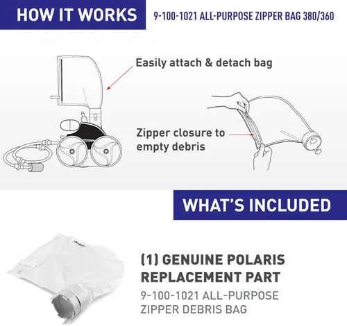 Vista 3 de Zodiac Polaris 360 380 - Bolsa multiusos