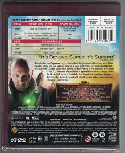 Vista 2 de Superman Returns (Combo HD DVD and Standard DVD)