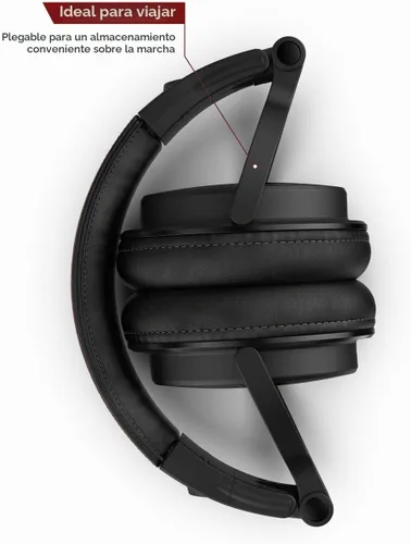 Vista 3 de Thore Auriculares sobre la oreja para iPhone con conector Lightning (certificado Apple MFi) – Auriculares de estudio con monitor DJ de estudio
