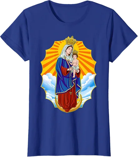Vista 41 de Chinita Chiquinquira Venezuela Maracaibo Virgen Chiquinquira Chinita Zulia Camiseta negra