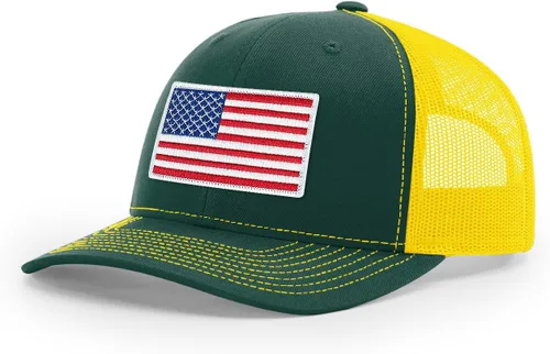 Vista 245 de Joe's USA Richardson 112 - Gorras de camionero con parche gráfico personalizado - Gorras estructuradas de cinco y seis paneles Richardson Premium