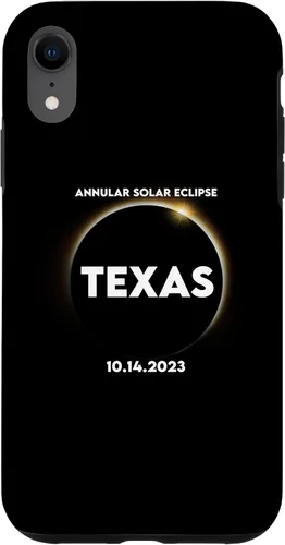 Vista 8 de Funda para iPhone 11 Annular Solar Eclipse Texas 2023