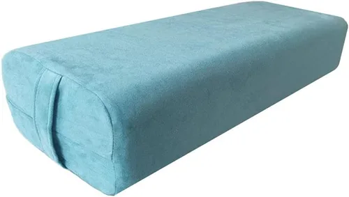 Vista 8 de NGT new guide steps Almohada Bolster de Yoga para Meditación y Apoyo - Cojín de Yoga Rectangular Cuñas de Espuma Funda de Almohada de Gamuza Lavable