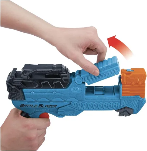 Vista 3 de Battle Blazer, AVENTURA FORCE 12DARTS, AUTO-AVANCING Belt Blaster. PISTOLA DE DARDOS CON 12 INCLUIDOS DARDOS.