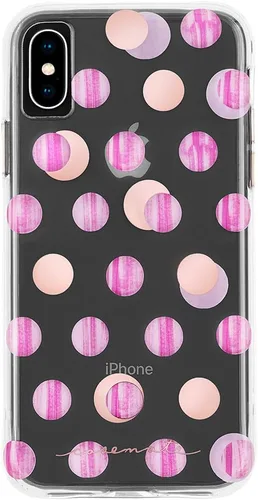 Vista 11 de Case-Mate - Funda para iPhone XS Max - PAPELES DE PANTALLA - iPhone 6.5 - Punto Metálico Negro