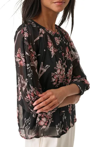 Vista 5 de Karl Lagerfeld Paris Blusa estampada de uso diario para mujer